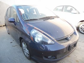 2008 HONDA FIT SPORT NAVY BLUE 1.5L AT A17694